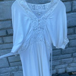 Banana Republic White Long Dress